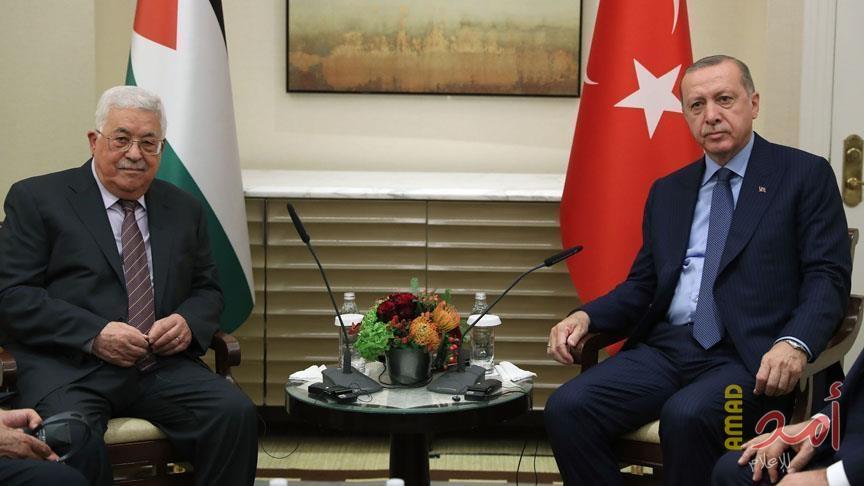 خلال لقاء عباس.. أردوغان يرفض الإجراءات الأميركية التي تستهدف "القدس" وقطع المساعدات عن "الأونروا"
