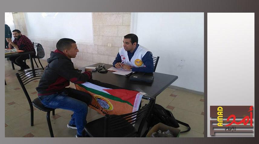 تجمع المبادرة الطلابي ينظم يوم طبي مجاني في جامعة فلسطين الاهلية