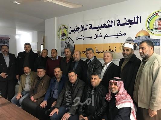 ملتقى عائلات خان يونس يهنئ اللجنة الشعبية للاجئين بانتصار الدبلوماسية الفلسطينية