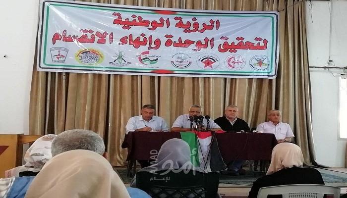 فصائل فلسطينية تؤكد مضيها من أجل تحقيق رؤيتها في إنهاء الانقسام