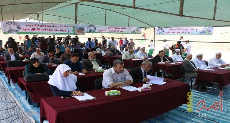 بالصور..تشريعي غزة: الشعب الفلسطيني مُصرّ على حق العودة ولن نتخلى عن الثوابت الوطنية