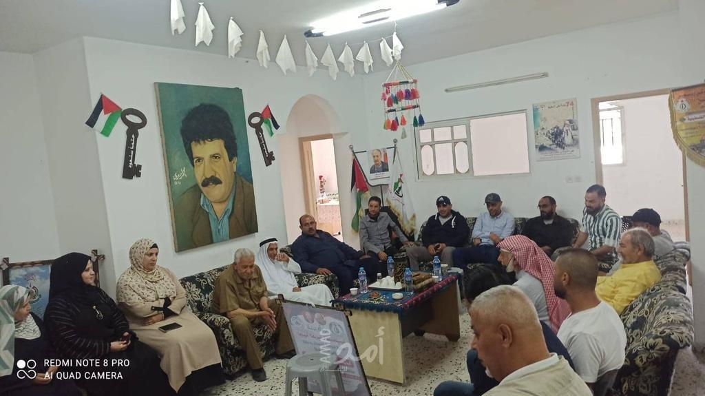 الوسطى : العربية الفلسطينية  تهنئ نظيرتها  التحرير الفلسطينية بانطلاقتها  45