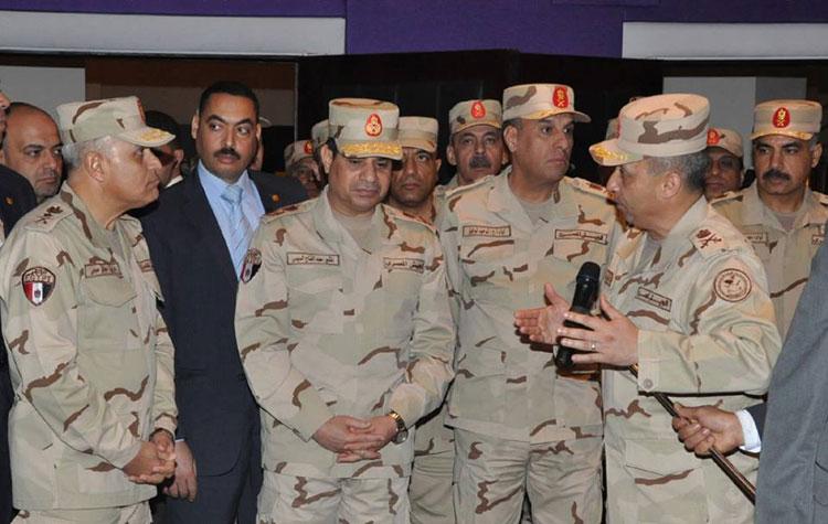محدث بالفيديو - في زيارة مفاجئة لسيناء هي الأولى..السيسي: التاريخ سيتوقف كثيراً لتسجيل بطولات الجيش المصري