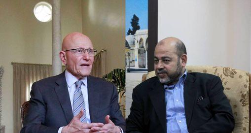 ابو مرزوق يلتقي رئيس الوزراء اللبناني ويطلعه على "منتج الدوحة" للمصالحة مع فتح