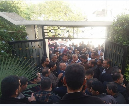 وقفة احتجاجية للهيئة التدريسية بجامعة الأزهر ضد سياسة مجلس الامناء