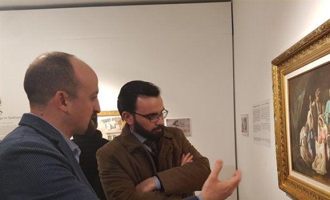افتتاح معرض "العودة إلى القدس" للفنان الراحل "نيقولا صايغ"