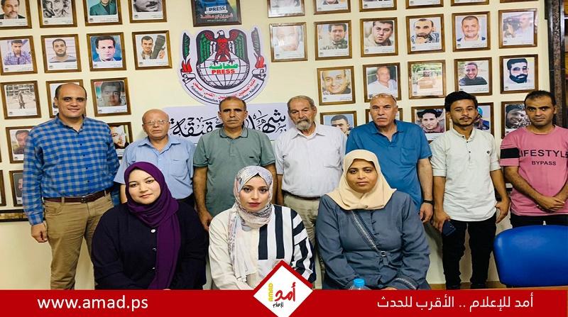 نقابة الصحفيين تستقبل وفدا من جبهة التحرير الفلسطينية