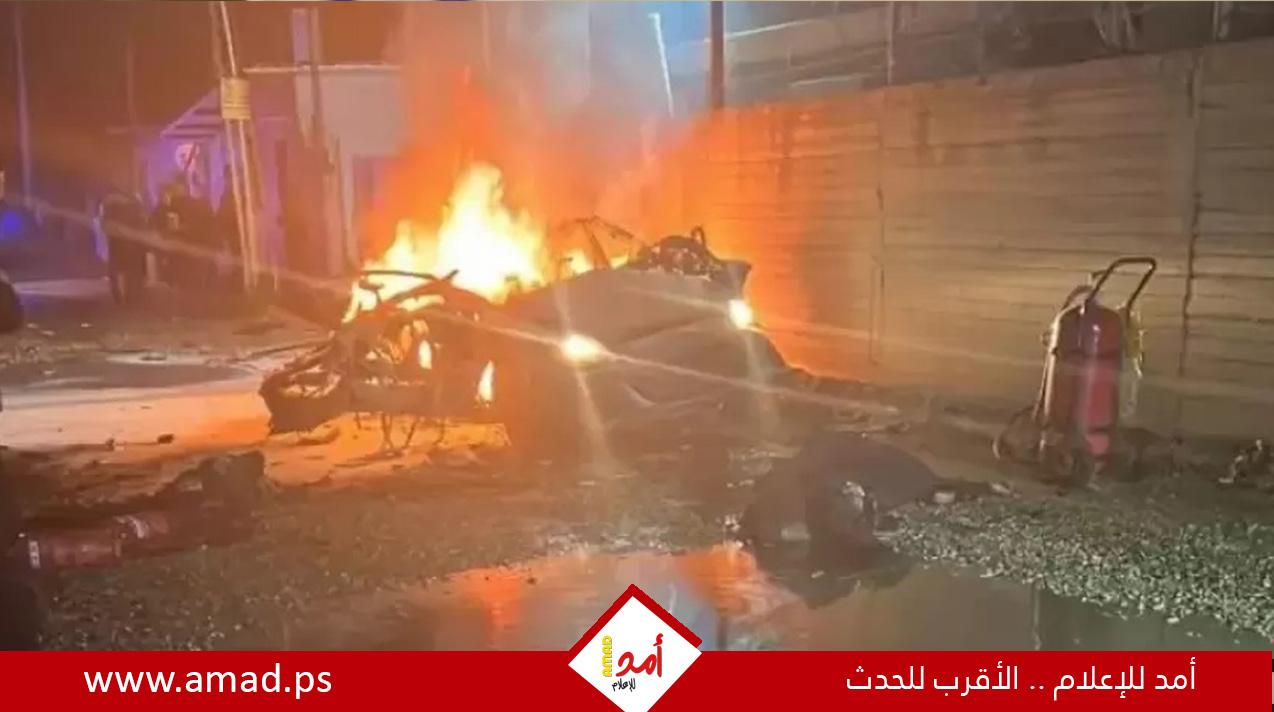 إصابتان جراء انفجار مركبة عن بعد في مخيم جنين إحداها خطيرة.. فيديو