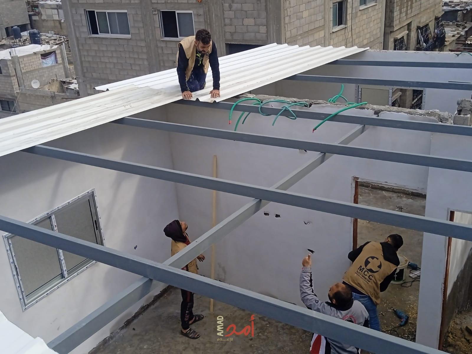 غزة: ملتقى النجد التنموي ينفذ مشروع لترميم عشرات المنازل المتهالكة  