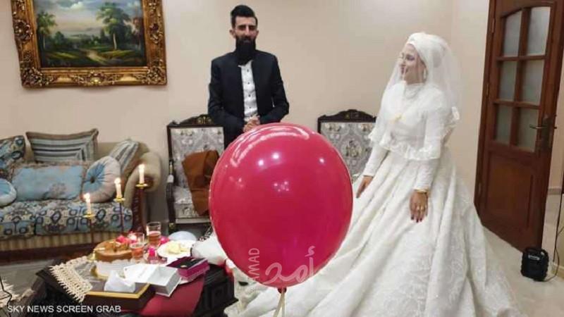 بسبب قيود "كورونا".. زواج أردني "افتراضي" يثير الإعجاب