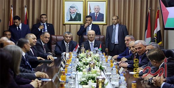 بالصور .. الحمد الله يثمن دور مصر في دعم التوافق ويؤكد المضي قدما في طريق الوحدة وانهاء الانقسام