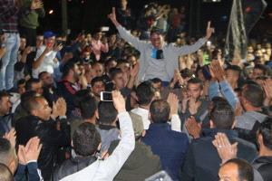 استقبال حاشد للأسيرين المحررين نزال وأبو الرب في جنين
