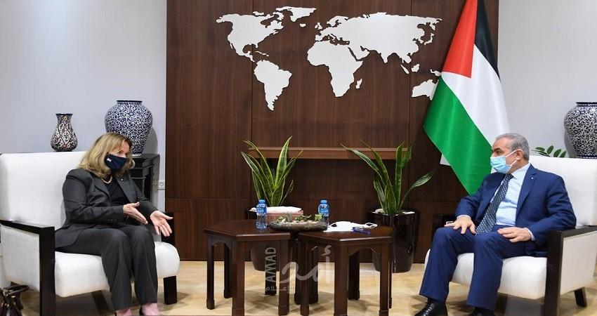 اشتية يؤكد لـ"القنصل البريطاني": إصرار القيادة الفلسطينية بعقد الانتخابات