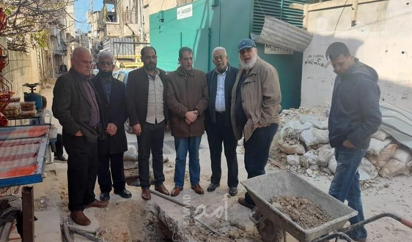 بيروت: دائرة شؤون اللاجئين "بالمنظمة" تنهي مشروع تطوير شبكة مياه بئر دير القاسي