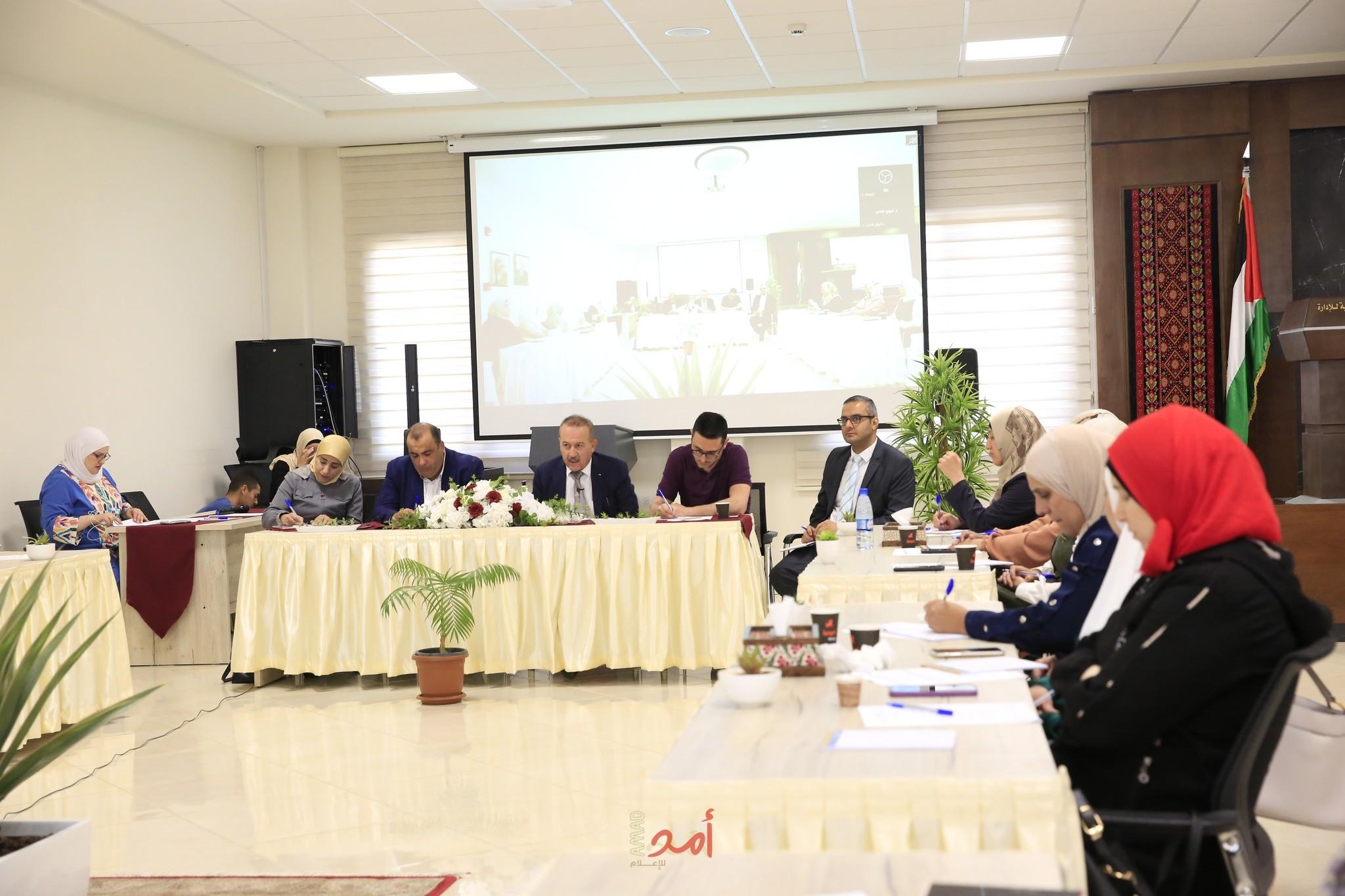  أبو زيد يترأس اجتماع شبكة باحثي وفريق شبكة الشرق الأوسط وشمال افريقيا (مينابار) في فلسطين