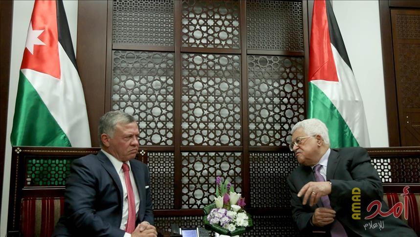 الرئيس عباس والعاهل الأردني يؤكدان على استمرار الاتصال والتشاور المشترك