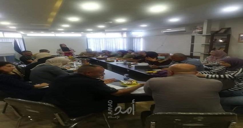 تنمية أريحا تشارك بورشة تدريبية وحماية طفولة جنين تقر برنامج فعالياتها