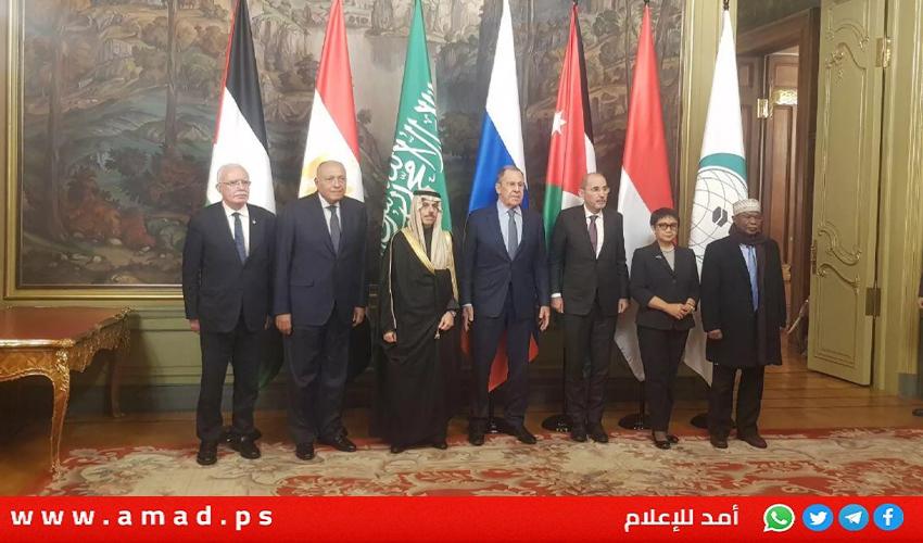 اللجنة الوزارية لـ "قمة الرياض" خلال لقاء لافروف: لا حديث عن "مستقبل غزة" دون وقف الحرب