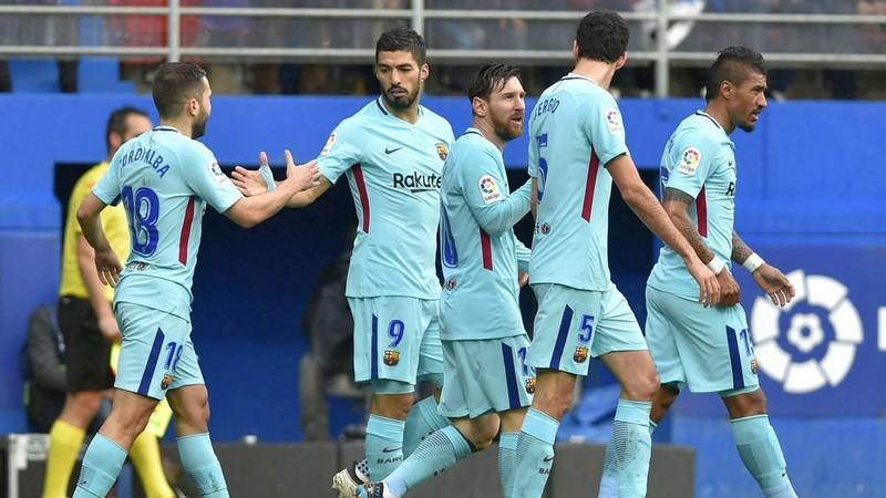 بالفيديو.. برشلونة يصنع التاريخ أمام إيبار وميسي يواصل صيامه عن التهديف