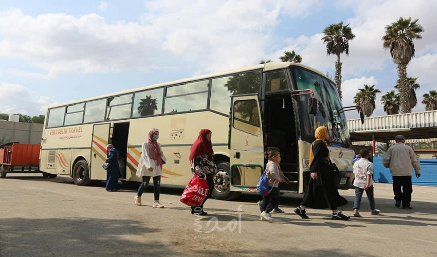 مغادرة 3171 مسافراً ووصول 1337 عائداً عبر معبر رفح