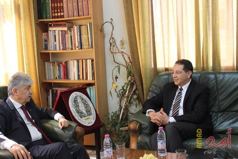 مجدلاني يثمن الدور المصري في المنطقة ودعمه للجهود الفلسطينية
