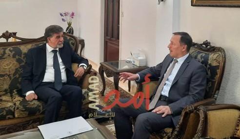 السفير عبد الهادي يطلع المبعوث الخاص للرئيس الروسي على جرائم الاحتلال بحق الفلسطينيين