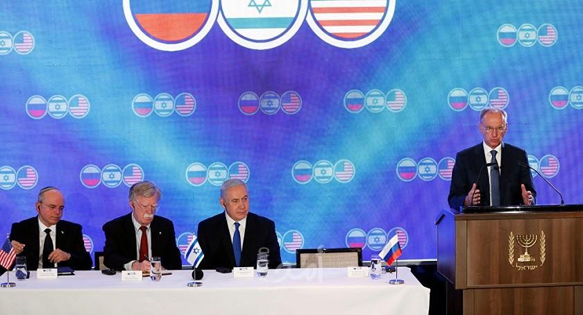 باتروشيف: أمن إسرائيل يجب توفيره مع مصالح البلدان الأخرى وبولتون يتحدث عن دورها المحوري
