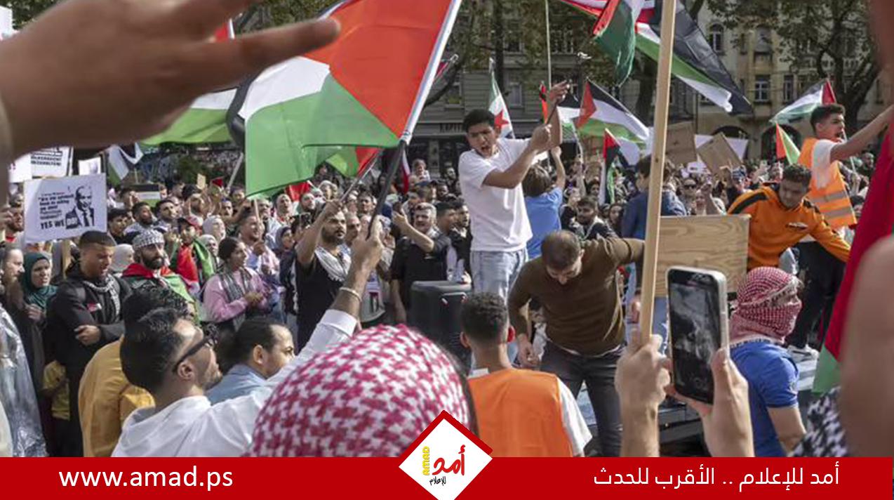 مظاهرات في عدة مدن سويسرية تنديدا بالعدوان على غزة - فيديو وصور
