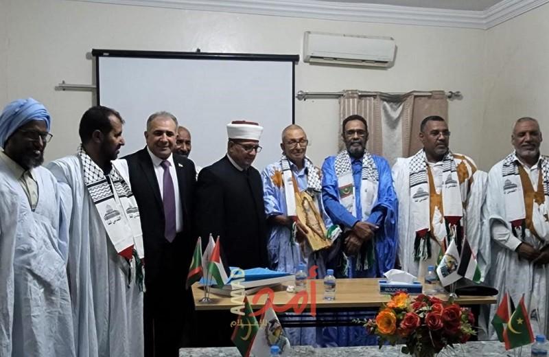 البكري يطلع وزير العدل الموريتاني والأمين العام للرباط الوطني على انتهاكات جيش الاحتلال