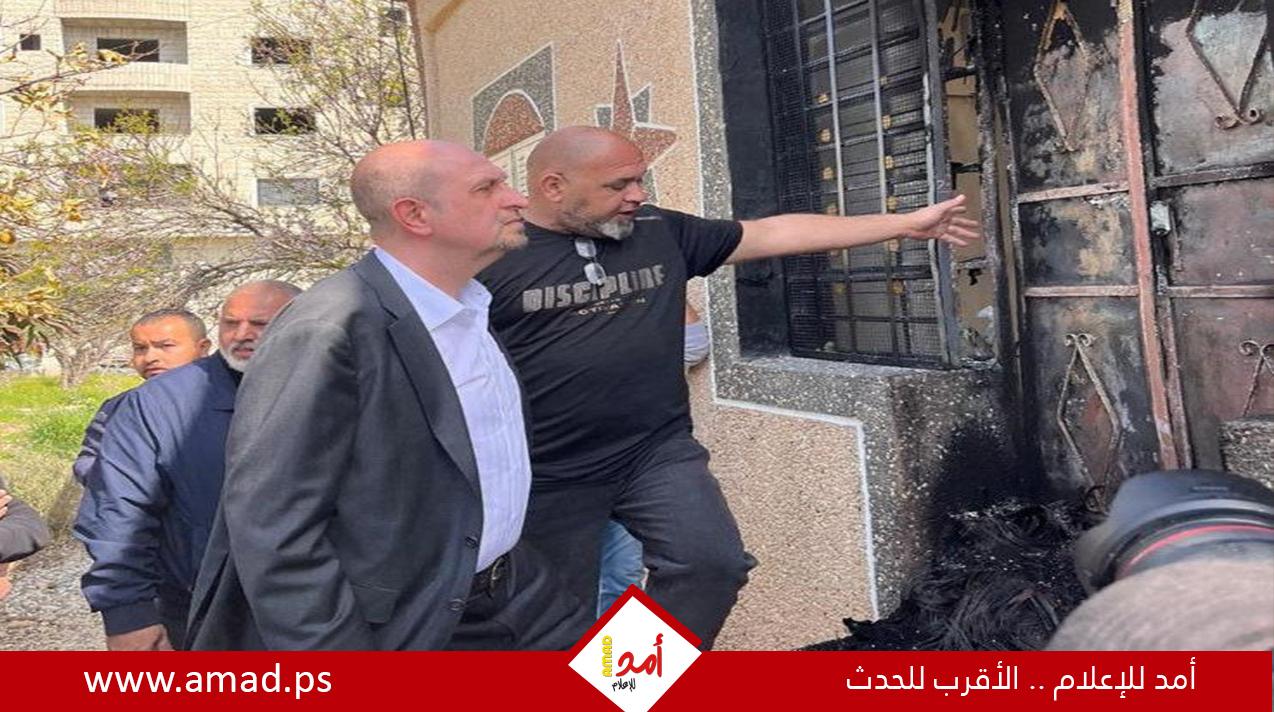 خلال زيارته لحوارة.. الأمريكي هادي عمرو : "يجب مقاضاة المسؤولين عن هذه الهجمات الشنيعة"