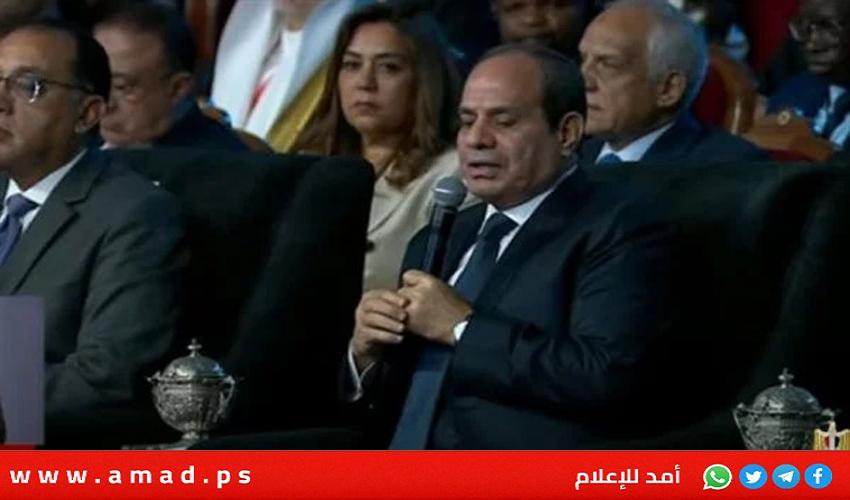 السيسي يؤكد استمرار المساعي المصرية لوقف إطلاق النار في غزة
