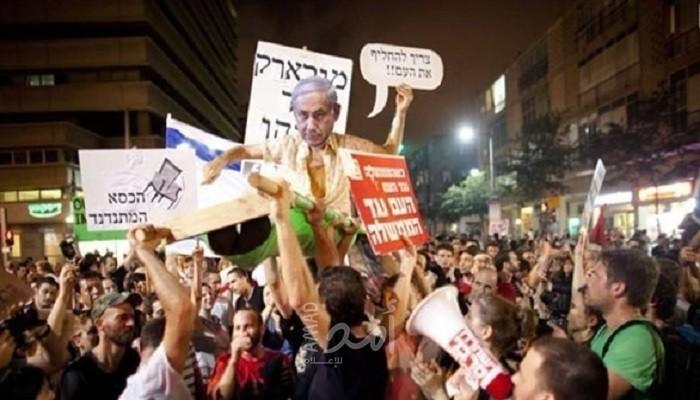 تظاهرات في تل أبيب لمطالبة نتنياهو بالاستقالة