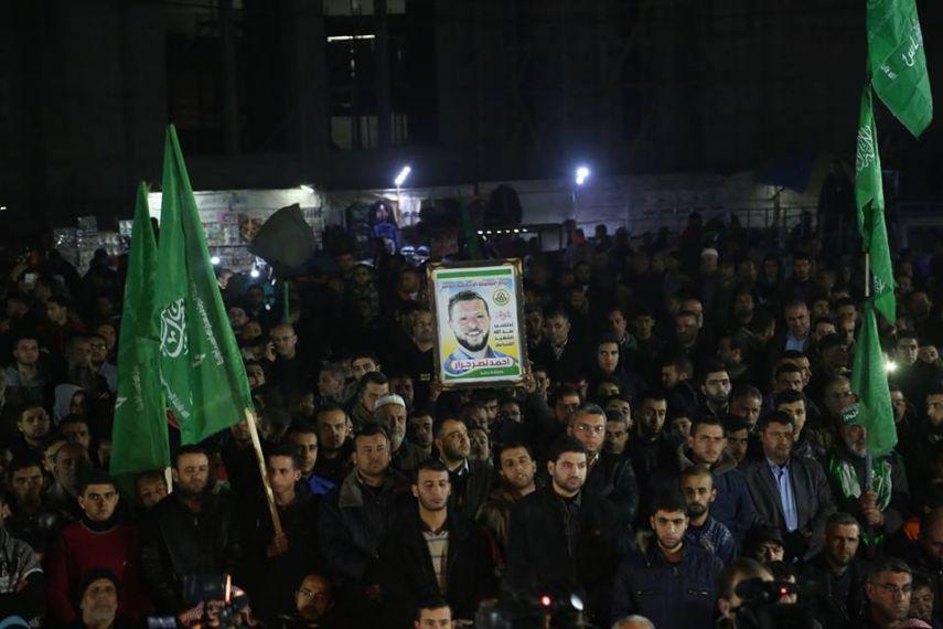 مسيرات لحماس في قطاع غزة وفاءً للشهيد "جرار" وتأكيداً على استمرار المقاومة والانتفاضة