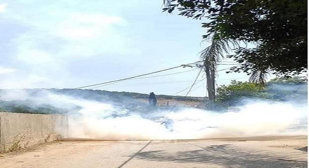 قوات الاحتلال تطلق النار وقنابل الغاز خلال اقتحامها لمخيم قلنديا بالقدس- فيديو