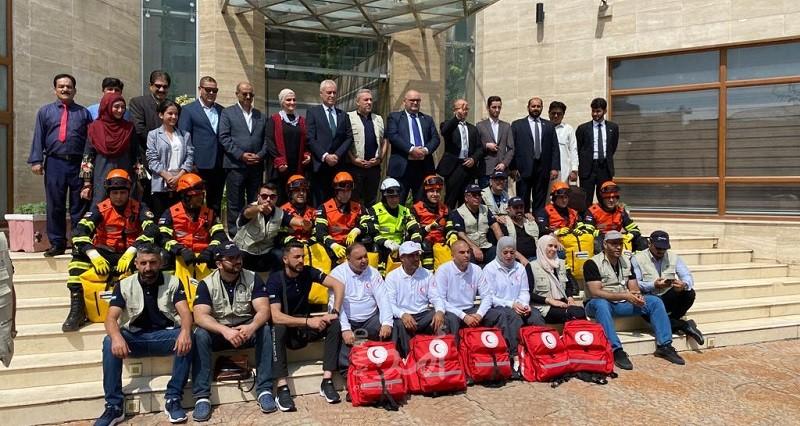 فريق التدخل يصل باكستان للمساهمة في جهود الإغاثة