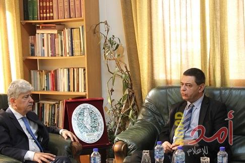 مجدلاني يلتقي السفير الروماني والأخير يؤكد عدم نية بلاده نقل سفارتها للقدس المحتلة