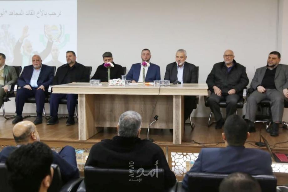 هنية يلتقي جرحى غزة في تركيا