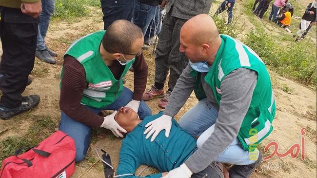 بالصور.. 4 شهداء 316 إصابة في مليونية الأرض والعودة شرق قطاع غزة