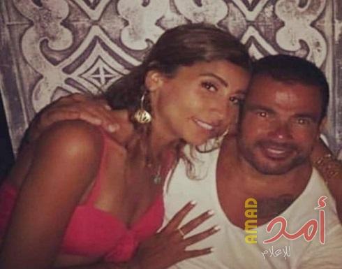 هل دينا الشربيني حامل من عمرو دياب؟