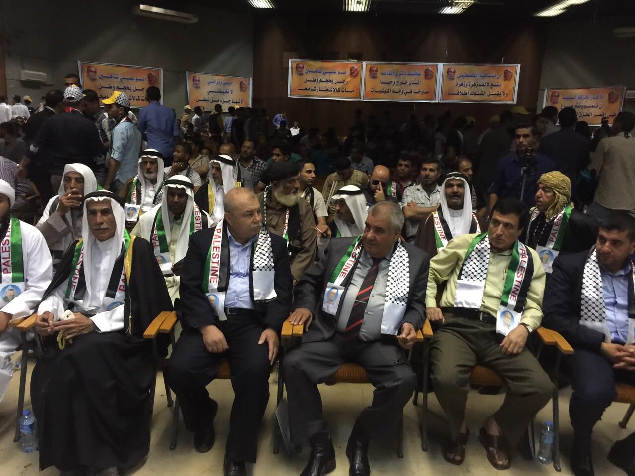 نجل أبو على شاهين: أشعر بالخجل بقرار البعض من فتح بعدم المشاركة فى تأبين الشهيد - صور