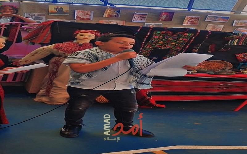 إحياء يوم التراث الفلسطيني في مدرسة الفجر الجديد النموذجية بكفر عقب