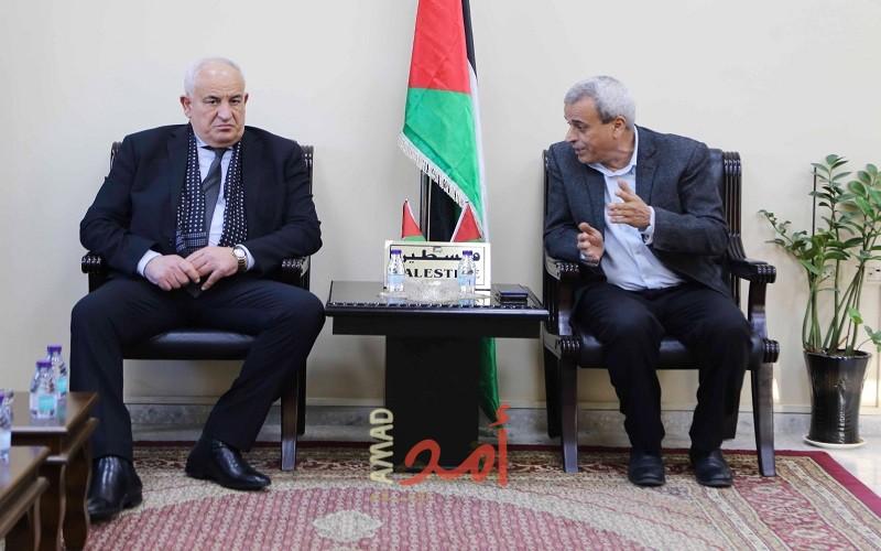 قلقيلية: وزير الداخلية يزور المحافظة ويلتقي المحافظ
