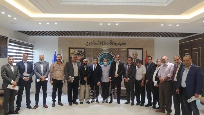 مؤسسات القطاع الخاص تبحث مع الاتحاد الأوروبي النهوض باقتصاد غزة