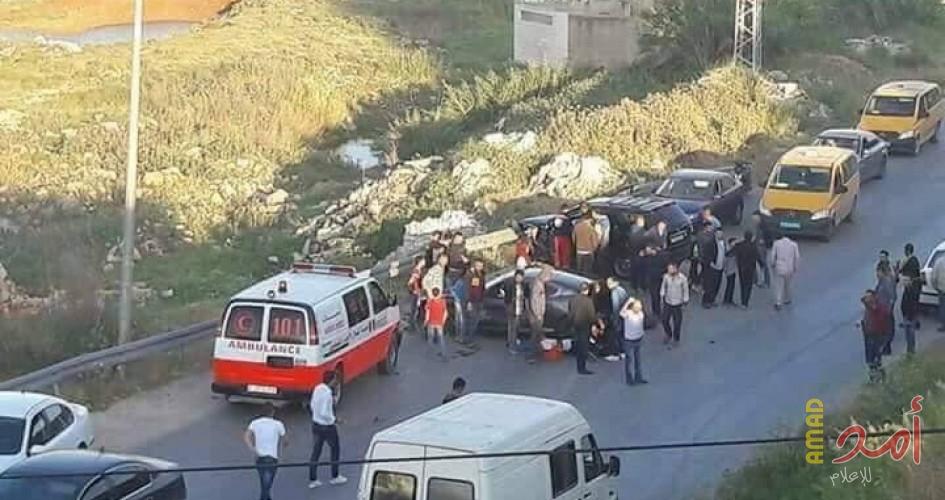 إصابتان خطيرتان بحادث سير غرب مدينة غزة
