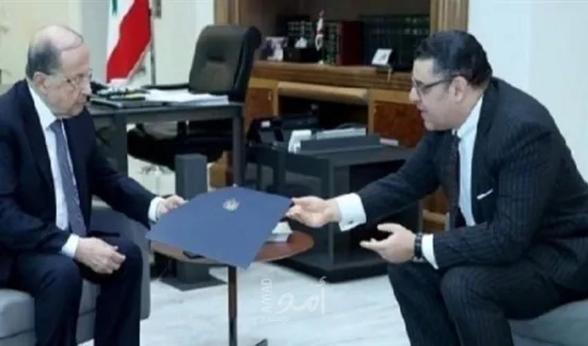 عون يتسلم رسالة من السيسي تطلب دعم ترشيح أبو الغيط