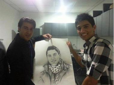 محمد عساف يدعم ابن بلده محمد الديري في "اراب غوت تالنت"