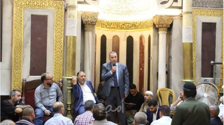 "الأوقاف" تحيي بداية العام الهجري الجديد في الحرم الإبراهيمي الشريف - صور