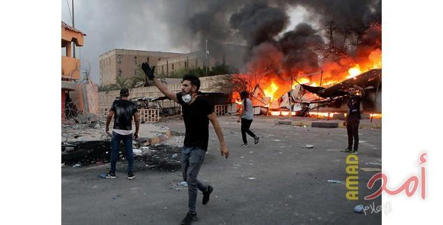 إرتفاع العدد  الى 12 شخص.. 3 قتلي في إحتجاجات البصرة  السبت