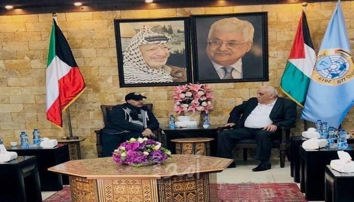 وصول السفير الكويتي الى استراحة أريحا