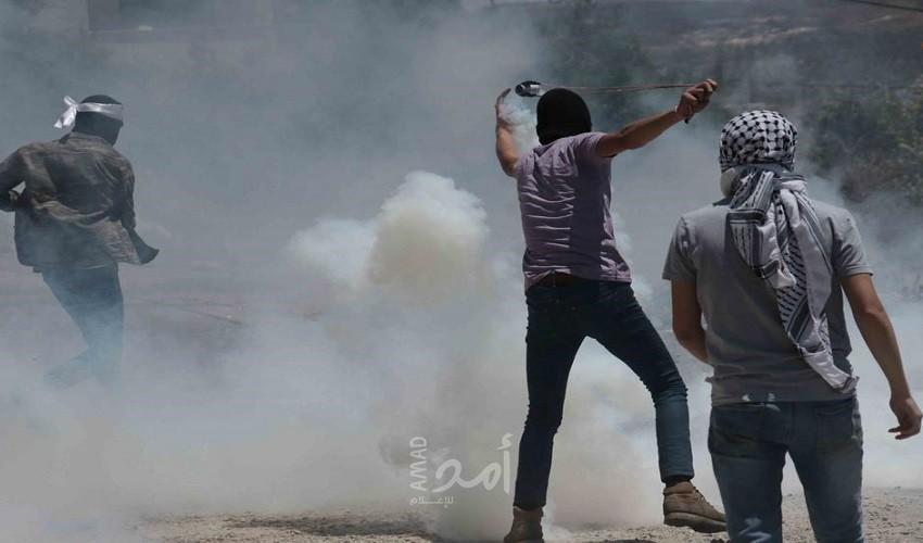 إصابات بالاختناق خلال قمع جيش الاحتلال لمسيرة كفر قدوم الأسبوعية